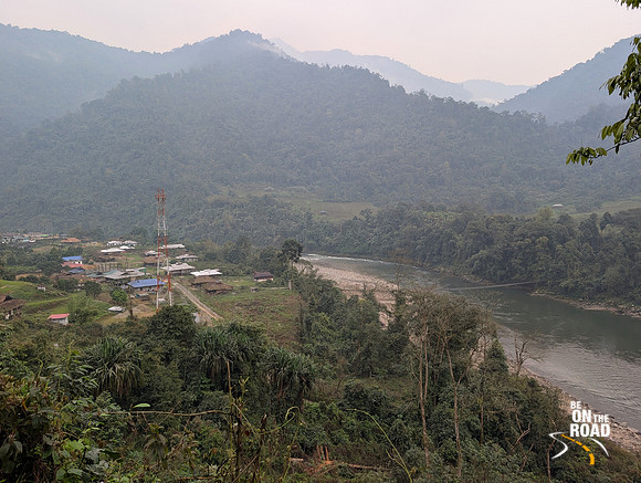 Lovely village enroute Mechuka in Arunachal Pradesh