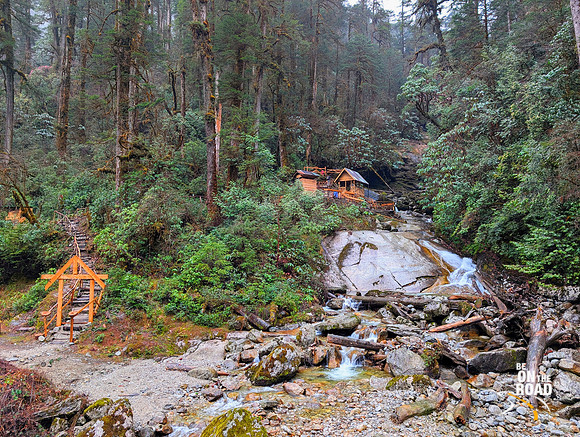 Scenic location of India's last cafe at Arunachal Pradesh