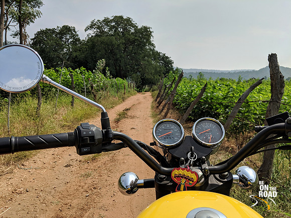 An off road motorcycling trip to the countryside near Cauvery wildlife sanctuary