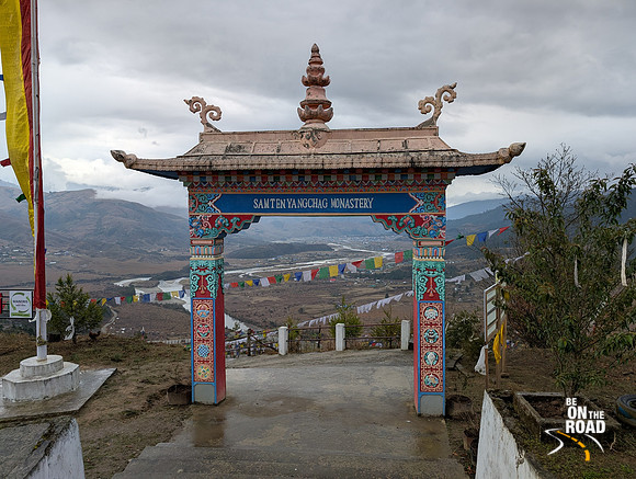 Samten Yangchak Monastery and the view of Mechuka town and Yargyap Chu river