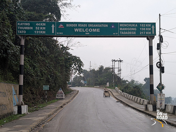At the start of the Aalo - Mechuka journey