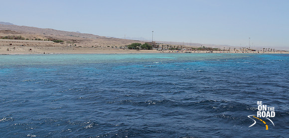 The emerald waters of Aqaba, Jordan