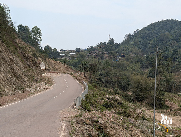 Typical Arunachal Pradesh village seen enroute Aalo