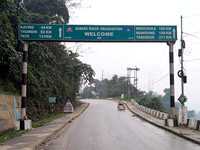 Aalo to Mechuka road in Arunachal Pradesh
