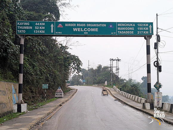 Aalo to Mechuka road in Arunachal Pradesh