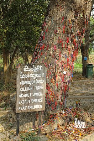 Khmer Rouge beat children to death here, Phnom Penh, Cambodia
