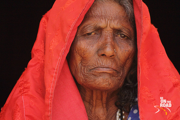 Elderly Lambani Tribal Woman at Dandeli, Karnataka, India