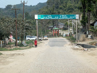 Likabali to Aalo highway in Arunachal Pradesh