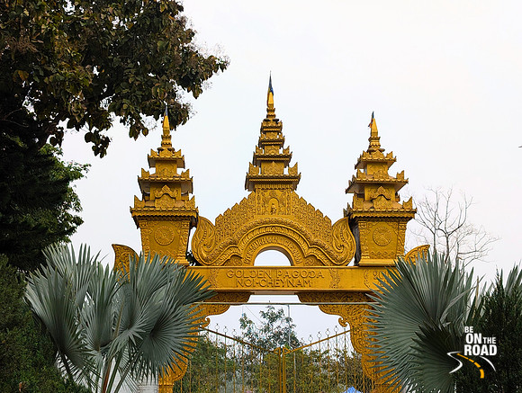 Golden Pagoda - a famous landmark at Namsai, Arunachal Pradesh