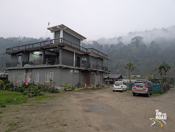 Linya homestay located on the banks of the Sipu river and surrounded by dense forests