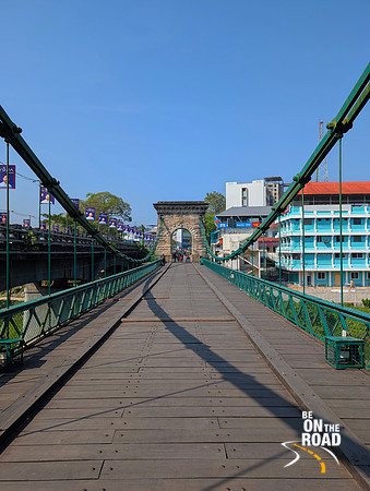 Historical Punalur Suspension Bridge, a great landmark in Kerala