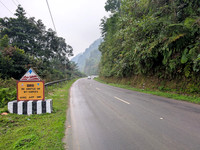 The Aalo - Mechuka highway